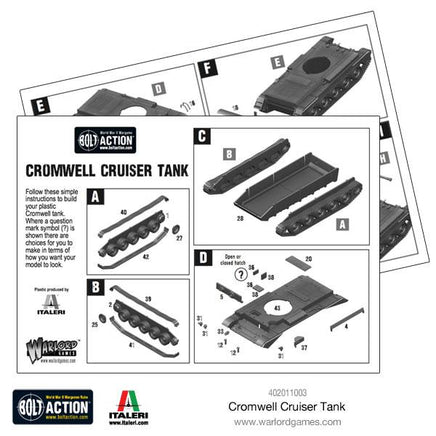 Bolt Action - Cromwell Cruiser Tank - Khaki & Green Books