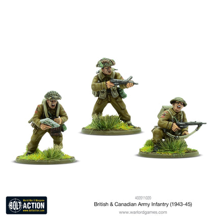 Bolt Action - British & Canadian Infantry (1943-45) - Khaki and Green Books