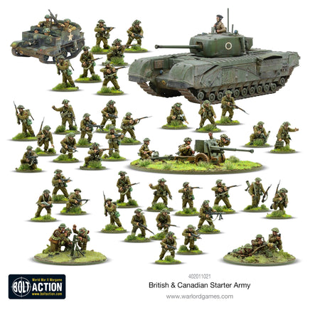 Bolt Action - British & Canadian Army (1943-45) Starter Army - Khaki and Green Books