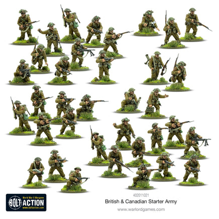 Bolt Action - British & Canadian Army (1943-45) Starter Army - Khaki and Green Books
