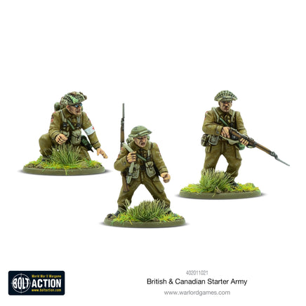 Bolt Action - British & Canadian Army (1943-45) Starter Army - Khaki and Green Books