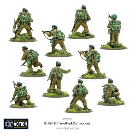 Bolt Action - British & Inter-Allied Commandos - Khaki and Green Books