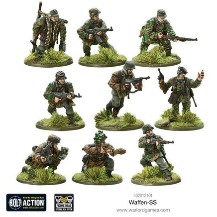 Bolt Action - Waffen SS Infantry (Plastic) - Khaki and Green Books