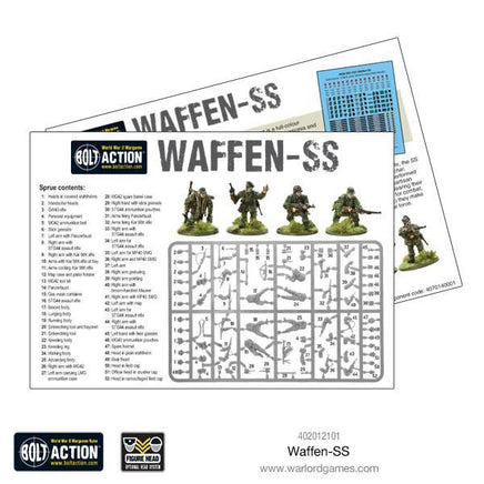 Bolt Action - Waffen SS Infantry (Plastic) - Khaki and Green Books