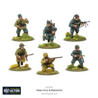 Bolt Action : Italian Army & Blackshirts Plastic - Khaki & Green Books