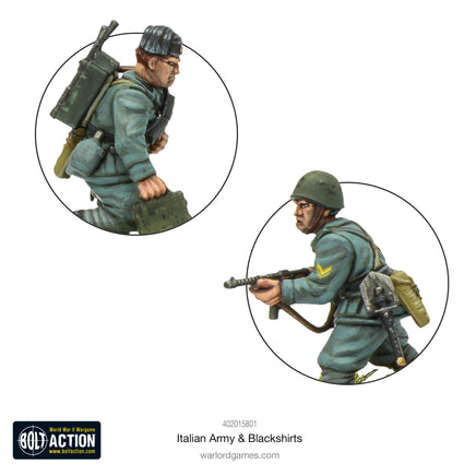 Bolt Action : Italian Army & Blackshirts Plastic - Khaki & Green Books