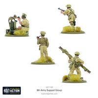Bolt Action - 8th Army support group - Khaki and Green Books