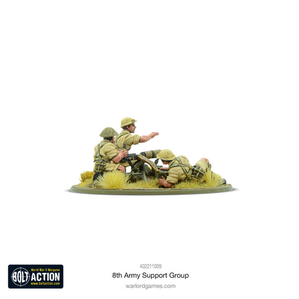 Bolt Action - 8th Army support group - Khaki and Green Books