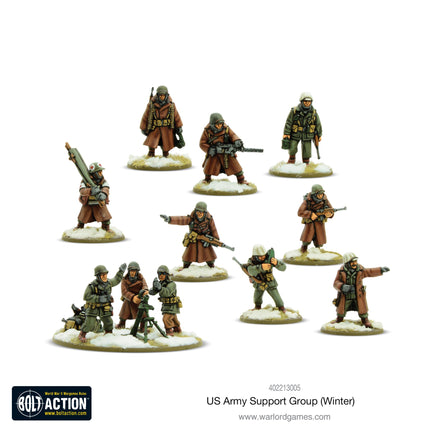 Bolt Action - US Army (Winter) Support Group - Khaki & Green Books