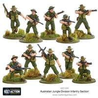 Bolt Action - Australian Jungle Division infantry section (Pacific) - Khaki and Green Books