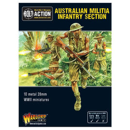 Bolt Action - Australian militia infantry section (Pacific) - Khaki and Green Books