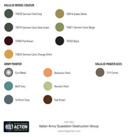 Bolt Action - Italian Army Guastatori Destruction Group - Khaki and Green Books
