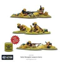BOLT ACTION : ITALIAN BERSAGLIERI WEAPONS TEAMS