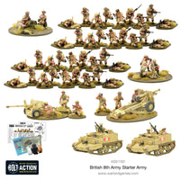 Bolt Action - British 8th Army Starter Army - Khaki and Green Books