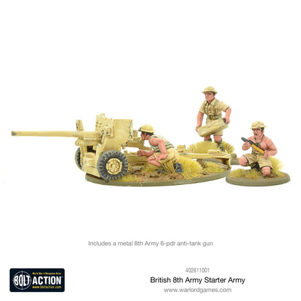 Bolt Action - British 8th Army Starter Army - Khaki and Green Books