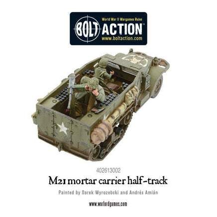 Bolt Action - M21 Mortar Carrier Half-track - Khaki and Green Books