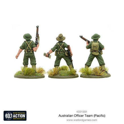 Bolt Action - Australian Australian Officer Team (Pacific) - Khaki & Green Books