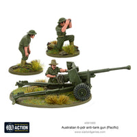 Australian 6-pdr Anti-tank Gun - Khaki and Green Books