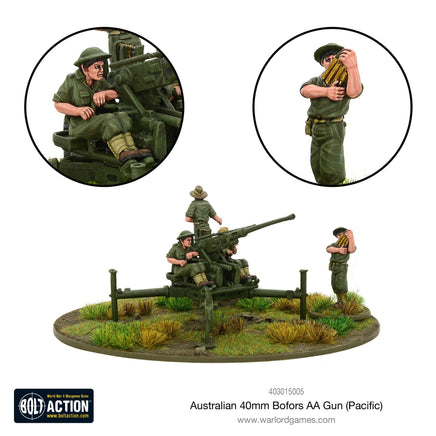 Bolt Action - Australian 40mm Bofors AA gun (Pacific) - Khaki and Green Books
