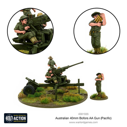 Bolt Action - Australian 40mm Bofors AA gun (Pacific) - Khaki and Green Books