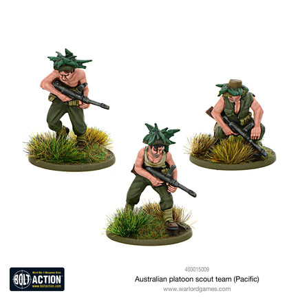 Bolt Action - Australian platoon scout team (Pacific) - Khaki and Green Books