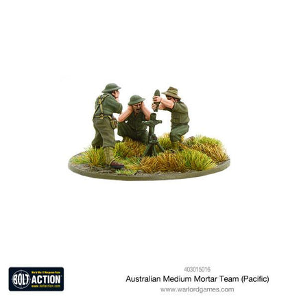 Bolt Action - Australian medium mortar team (Pacific) - Khaki and Green Books