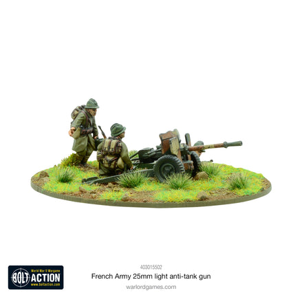 BOLT ACTION : FRENCH ARMY 25MM LIGHT ANTI-TANK GUN - Khaki and Green Books