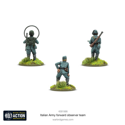 Bolt Action : Italian Army Forward Observer Team - Khaki and Green Books