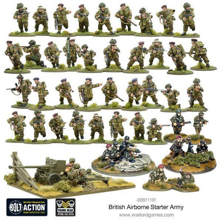 Bolt Action - British Airborne Starter Army - Khaki and Green Books