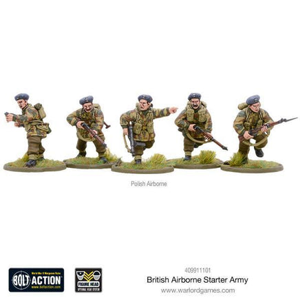 Bolt Action - British Airborne Starter Army - Khaki and Green Books