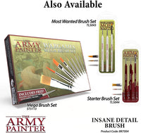 THE ARMY PAINTER WARGAMER BRUSH - INSANE DETAIL - Khaki and Green Books