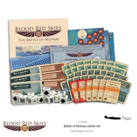 Blood Red Skies - Battle of Midway Starter Set - Khaki & Green Books