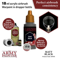 THE ARMY PAINTER WARPAINTS AIR MATT BLACK