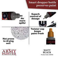 THE ARMY PAINTER WARPAINTS AIR MATT BLACK