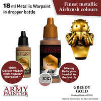 THE ARMY PAINTER - WARPAINTS AIR METALLICS : GREEDY GOLD