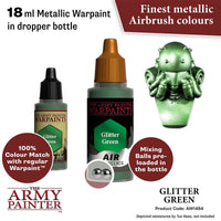 THE ARMY PAINTER - WARPAINTS AIR METALLICS : GLITTER GREEN