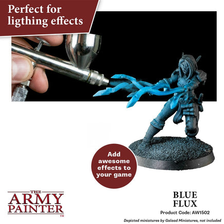 THE ARMY PAINTER WARPAINTS AIR FLUORESCENT : BLUE FLUX - Khaki and Green Books