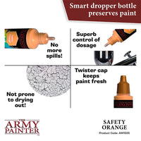 THE ARMY PAINTER - WARPAINTS AIR FLUORESCENT : SAFETY ORANGE