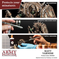 THE ARMY PAINTER - WARPAINTS AIR : ANTI-SHINE VARNISH, 100ML