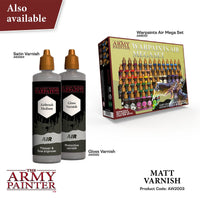 THE ARMY PAINTER - WARPAINTS AIR : ANTI-SHINE VARNISH, 100ML