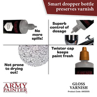 THE ARMY PAINTER - WARPAINTS AIR : GLOSS VARNISH, 100ML