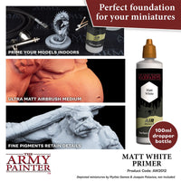 THE ARMY PAINTER - WARPAINTS AIR : WHITE PRIMER, 100ML