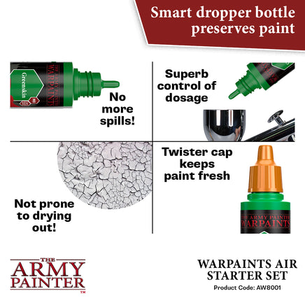 The Army Painter - Warpaints Air Starter Set - Khaki & Green Books