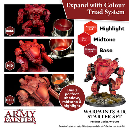 The Army Painter - Warpaints Air Starter Set - Khaki & Green Books