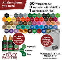The Army Painter - Warpaints Air Mega Set - Khaki & Green Books