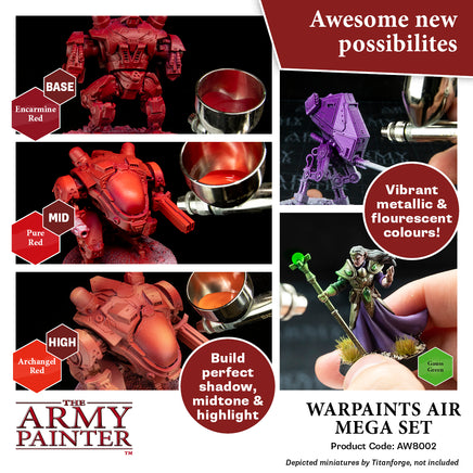 The Army Painter - Warpaints Air Mega Set - Khaki & Green Books