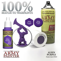 The Army Painter Colour Primer Spray - Alien Purple - Khaki & Green Books