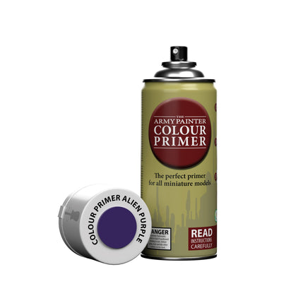 THE ARMY PAINTER COLOUR PRIMER - ALIEN PURPLE - Khaki and Green Books