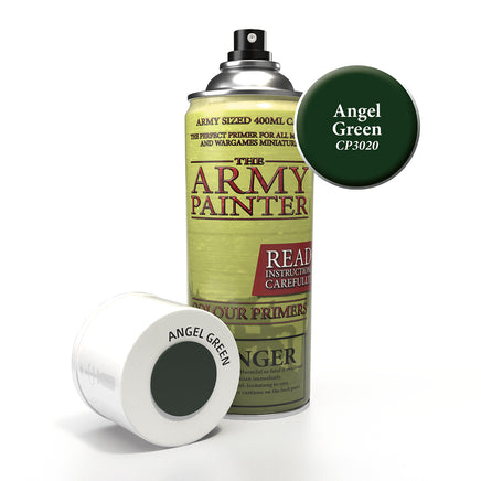 The Army Painter Colour Primer Spray - Angel Green - Khaki & Green Books