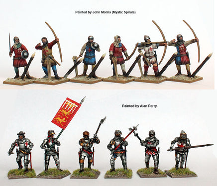 PERRY MINIATURES - AO40 - AGINCOURT THE ENGLISH ARMY 1415-1429 - Khaki and Green Books